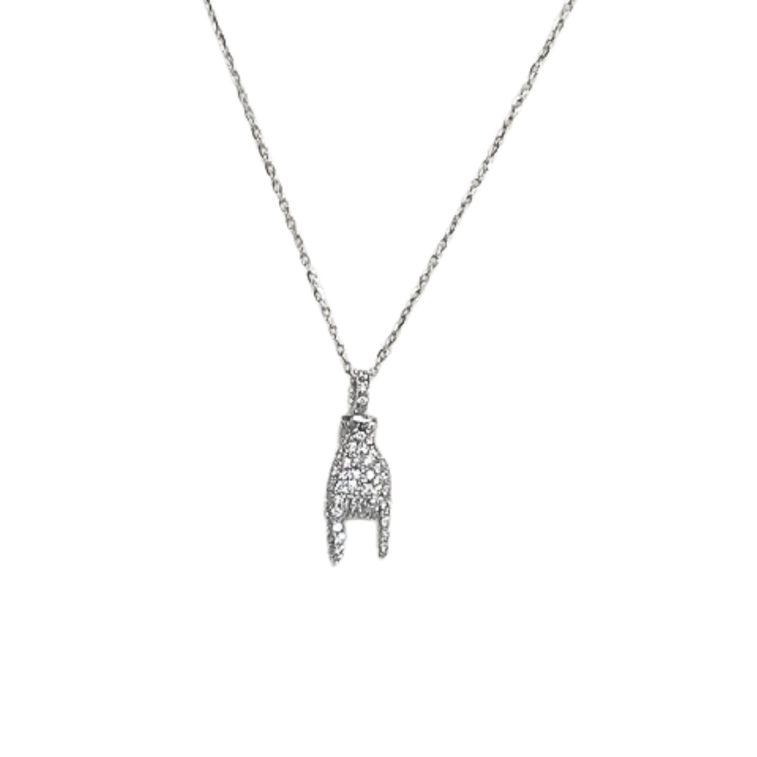 Collana Artigianale Donna in Oro bianco Diamante CKDEDCOAUB002 1 Collana Artigianale Donna in Oro bianco Diamante CKDEDCOAUB002