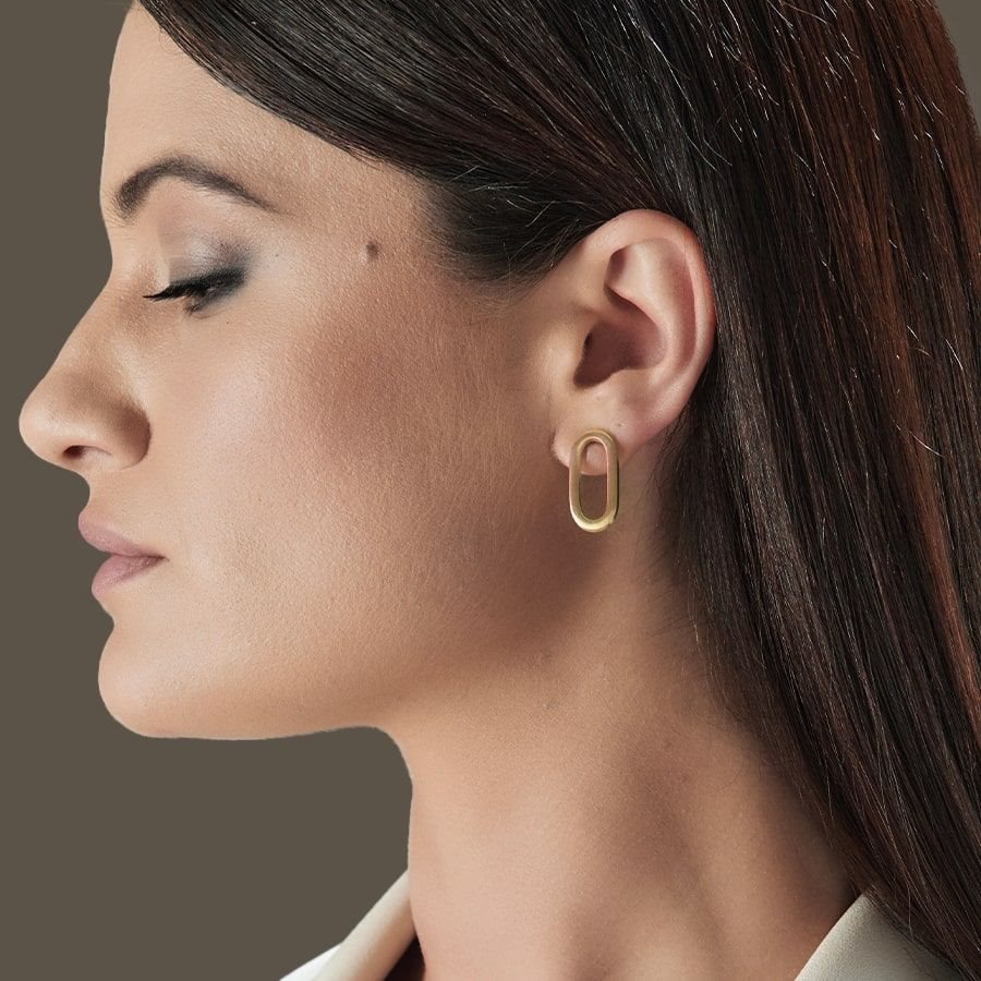 Orecchini Aquaforte Donna Ovali Chic in Argento H4180247 2 Orecchini Aquaforte Donna Ovali Chic in Argento H4180247 - immagine 2