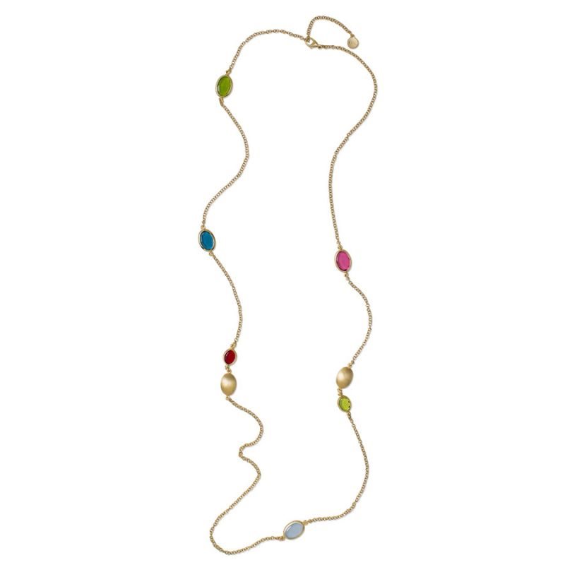 Collana Aquaforte Donna Caramelle Ovali in Argento H4184896 1 Collana Aquaforte Donna Caramelle Ovali in Argento H4184896