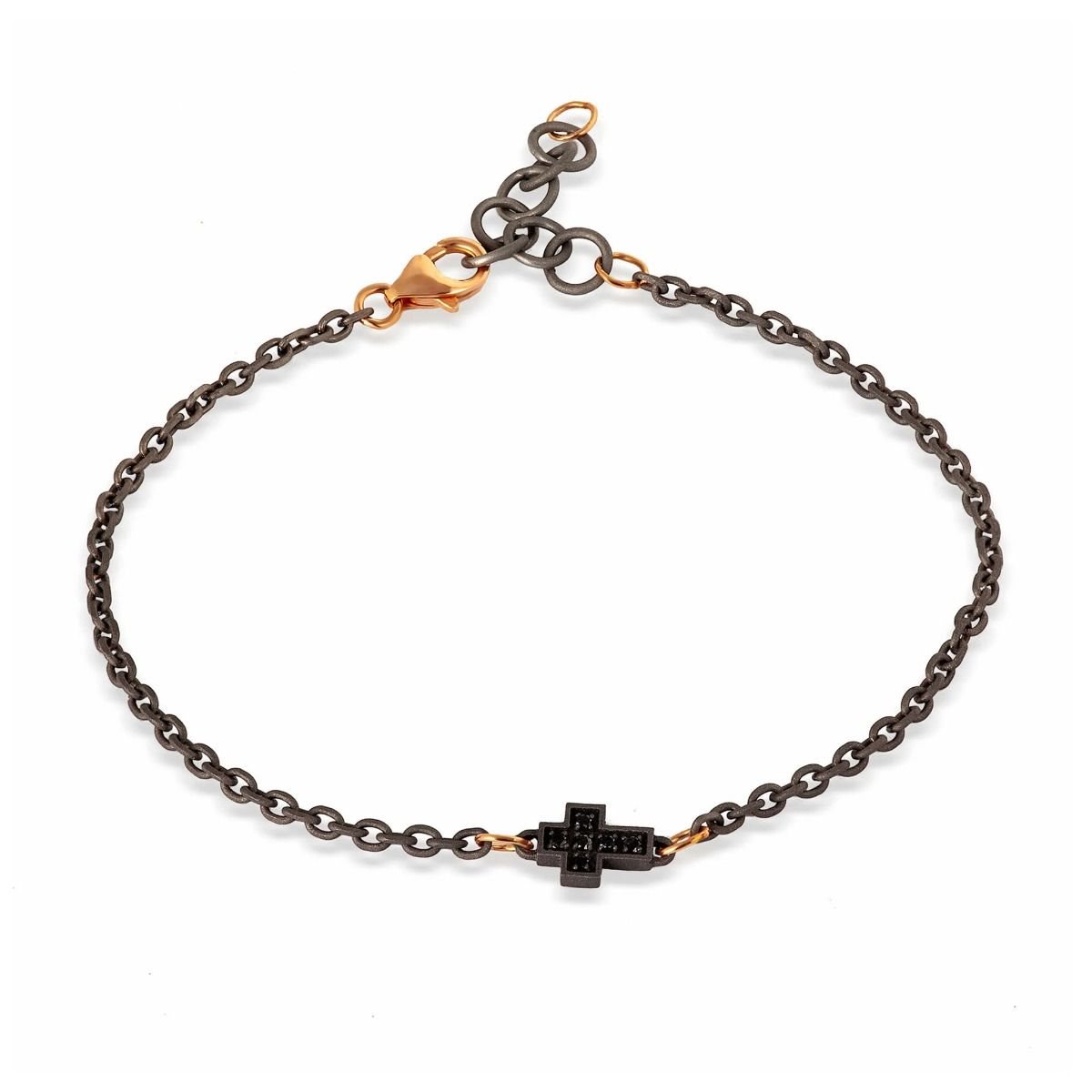 Bracciale Mano-J. Uomo in Titanio MINBRTRGB1CROK 1 Bracciale Mano-J. Uomo in Titanio MINBRTRGB1CROK