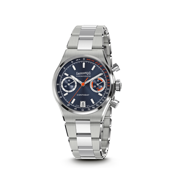 Orologio Eberhard Contodat in Acciaio 31156 CA2C 1 Orologio Eberhard Contodat in Acciaio 31156 CA2C