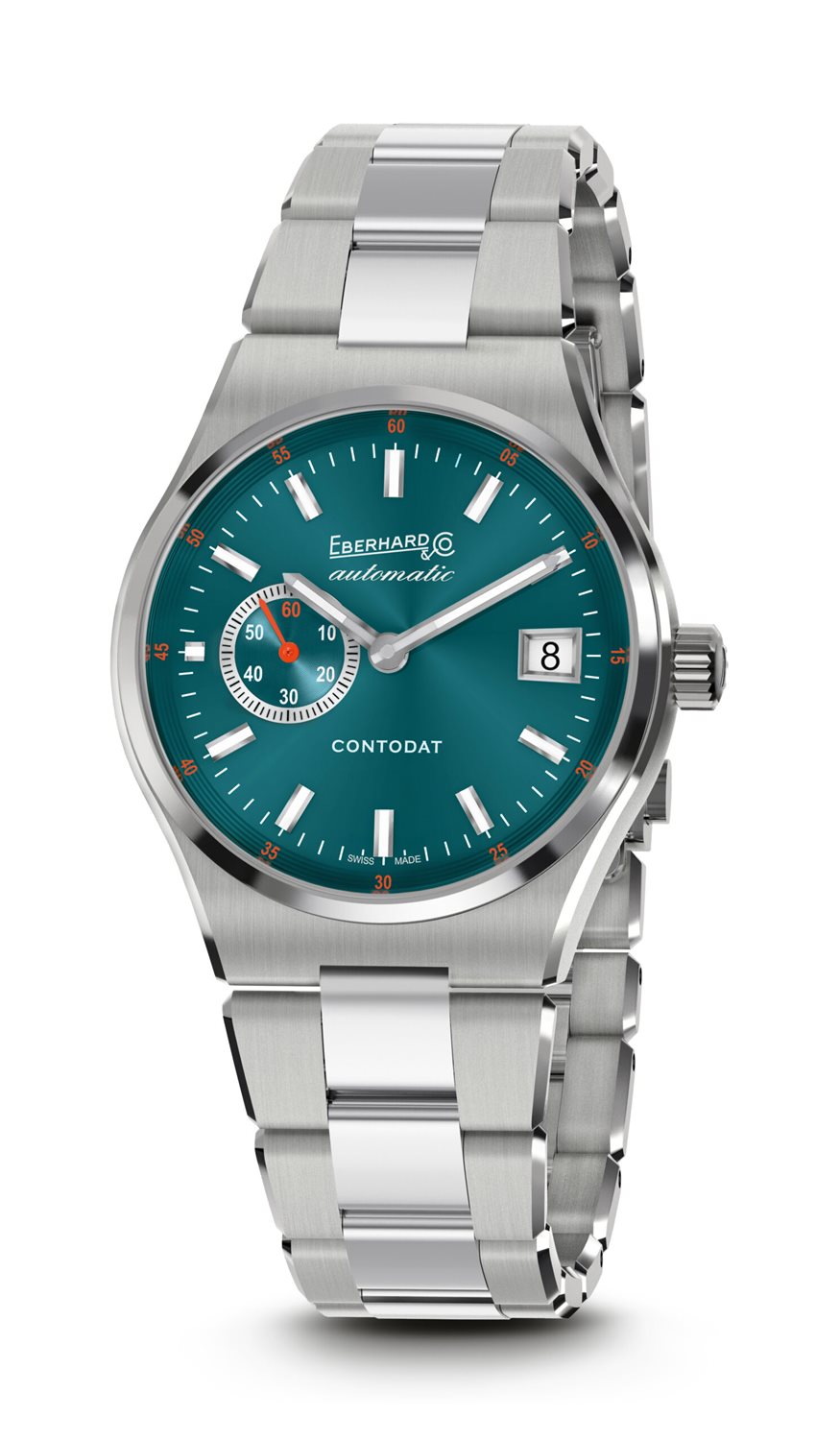 Orologio Eberhard Contodat in Acciaio 41156.02 CA2C 1 Orologio Eberhard Contodat in Acciaio 41156.02 CA2C