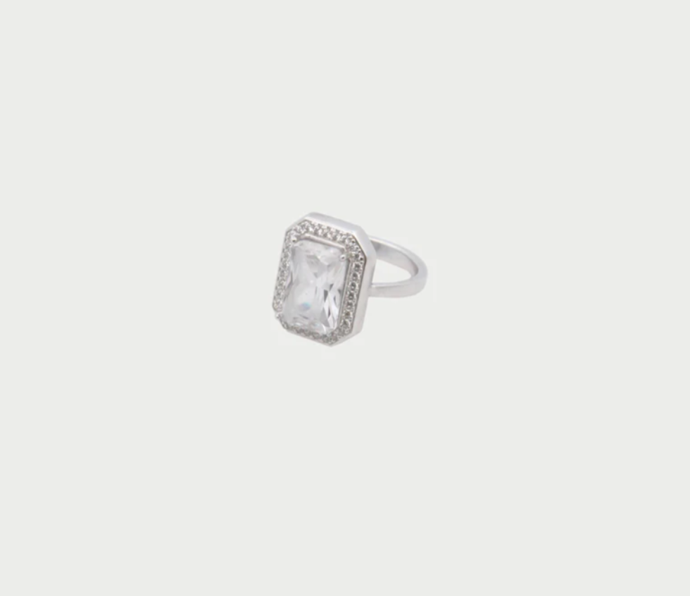 Anello Rue des Mille Donna in Argento Cubic Zirconia AN-035 M1 RH 1 Anello Rue des Mille Donna in Argento Cubic Zirconia AN-035 M1 RH