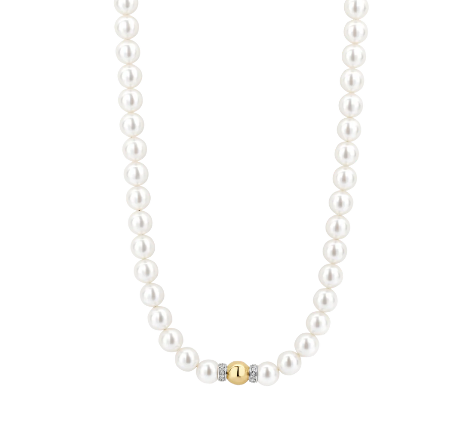 Collana Ti Sento Milano Donna in Argento Perla 34112YP/42 1 Collana Ti Sento Milano Donna in Argento Perla 34112YP/42